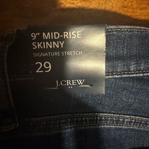 J.Crew 👖 jeans women’s new with tags size 29 mid rise skinny signature stretch - Picture 8 of 9